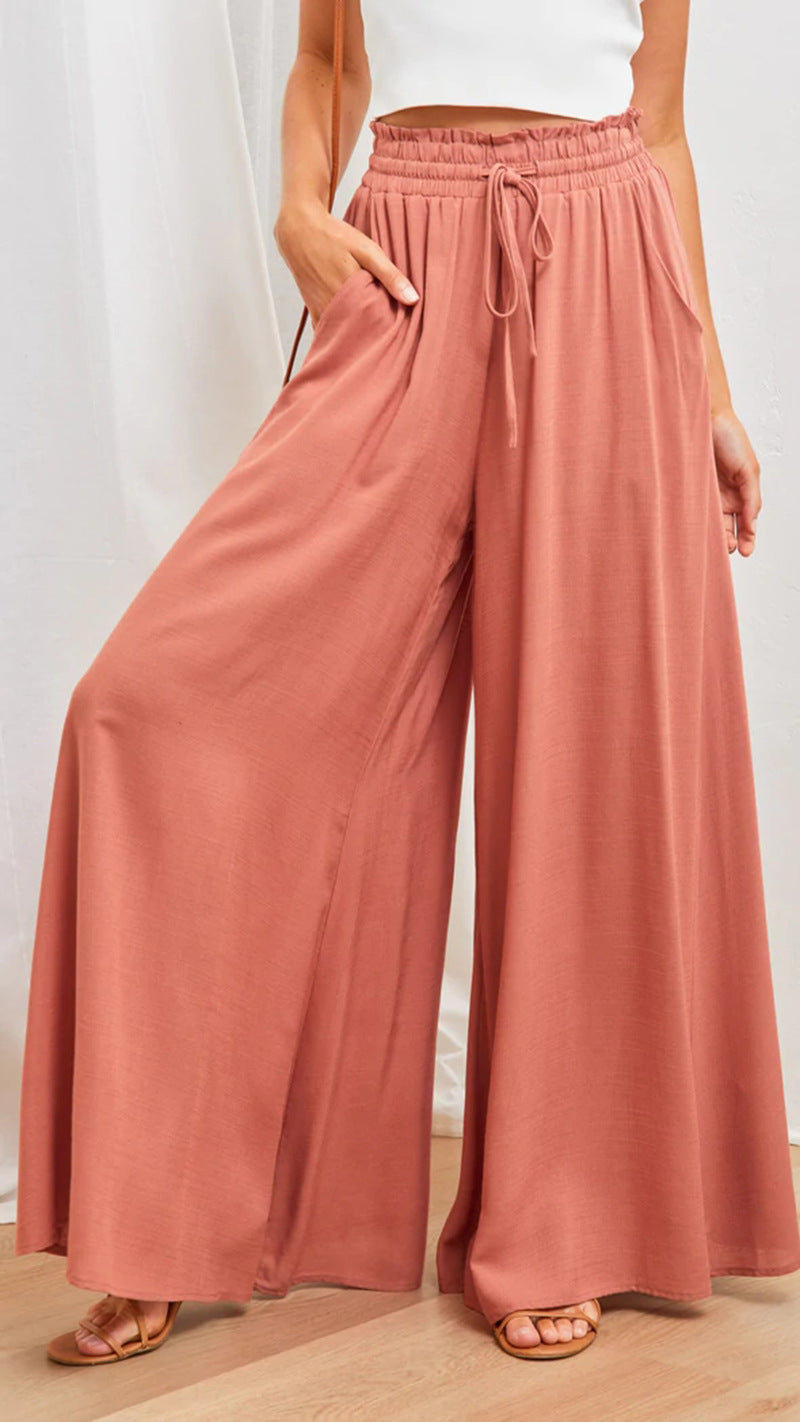 Womens Pants Wide Leg Loose Comfy Lounge Sweatpants With Pockets - 𝓢𝓱𝓸𝓹𝓵𝓮𝓬𝔂