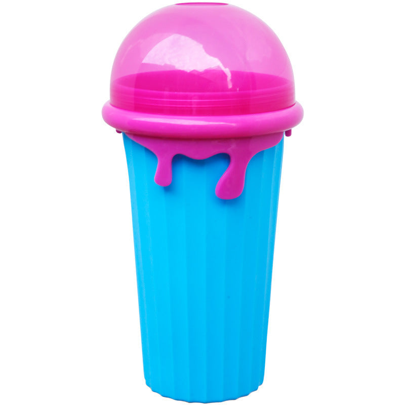 500ml Large Capacity Slushy Cup Summer Squeeze Homemade Juice Water Bottle Quick-Frozen Smoothie Sand Cup Pinch Fast Cooling Magic Ice Cream Slushy Maker Beker Kitchen Gadgets - 𝓢𝓱𝓸𝓹𝓵𝓮𝓬𝔂