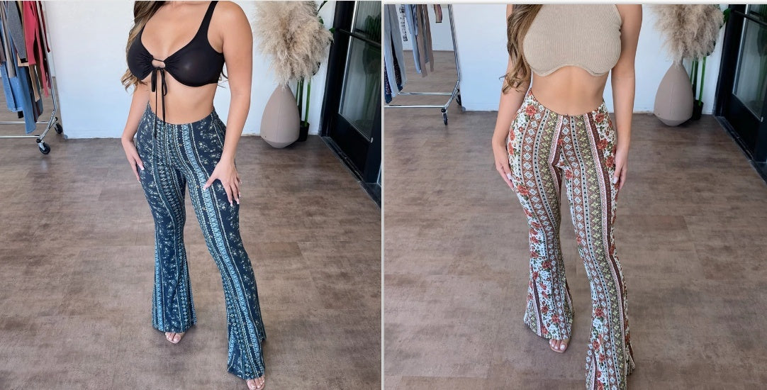 High Elastic Tight Pants Slim Sexy Print Trousers Womens Clothing - 𝓢𝓱𝓸𝓹𝓵𝓮𝓬𝔂