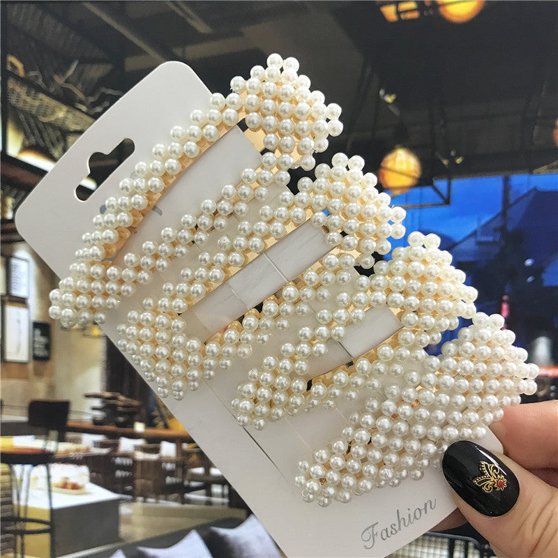 Jewelry Pearl Hairpin Set Retro Handmade Clip - 𝓢𝓱𝓸𝓹𝓵𝓮𝓬𝔂