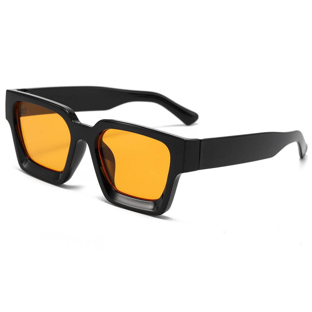 Classic Thick Square Frame Sunglasses Men's Driving UV Protection - 𝓢𝓱𝓸𝓹𝓵𝓮𝓬𝔂