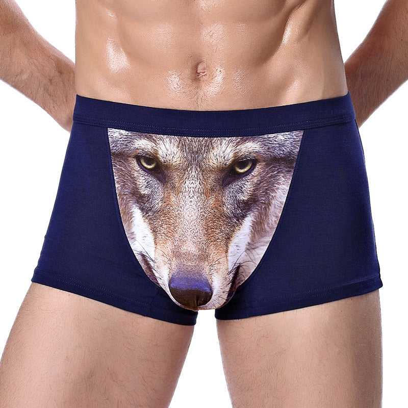 Personalized Men's Underwear Creative Animal Print Men's Underwear Sexy Boxer Briefs - 𝓢𝓱𝓸𝓹𝓵𝓮𝓬𝔂