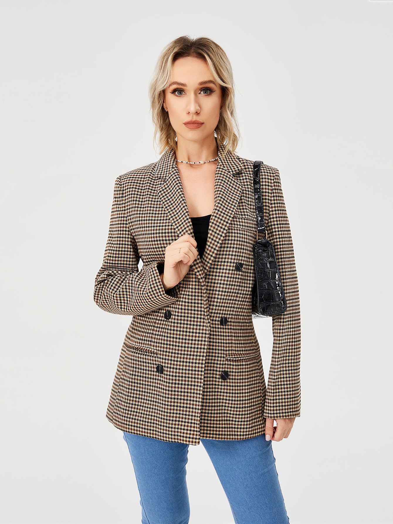Womens Casual Blazer Jacket  Long Sleeve Work 0ffice Blazer Lapel  Jacket - 𝓢𝓱𝓸𝓹𝓵𝓮𝓬𝔂
