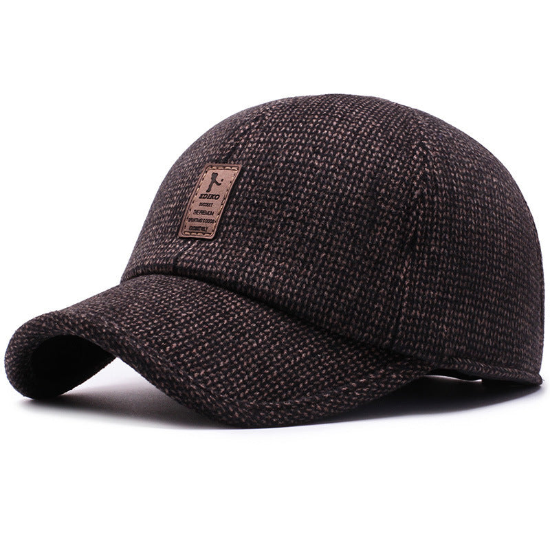 Men's Middle-aged And Elderly Woolen Baseball Caps - 𝓢𝓱𝓸𝓹𝓵𝓮𝓬𝔂