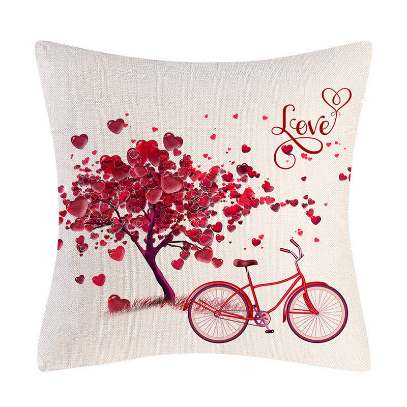 Valentine's Day Linen Pillowcase Holiday Gift - 𝓢𝓱𝓸𝓹𝓵𝓮𝓬𝔂