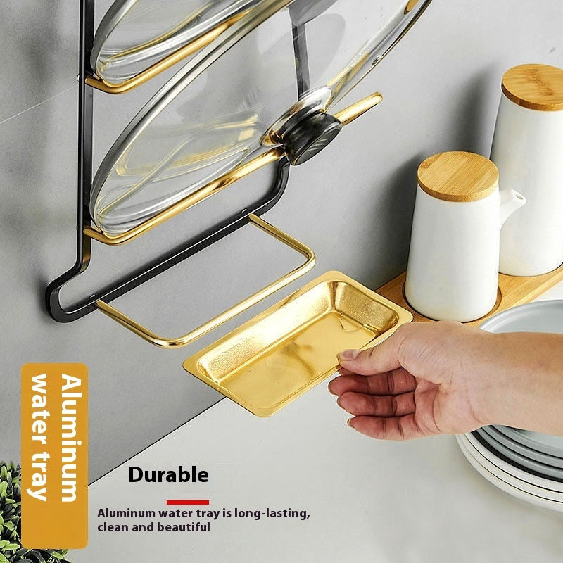 Pot Lid Rack Wall-mounted Alumimum - 𝓢𝓱𝓸𝓹𝓵𝓮𝓬𝔂