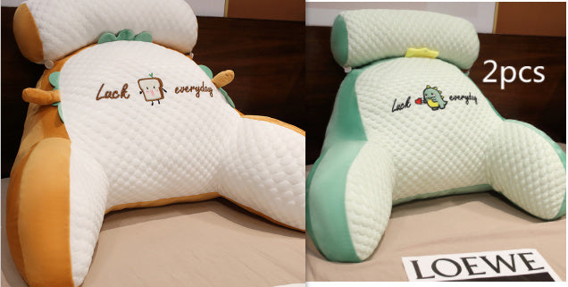 Sofa Fluffy Cushion Luncheon Pillow Triangle Reading Cushion Bedside Soft Large Backrest Lumbar Cushion Office Chair Cushion - 𝓢𝓱𝓸𝓹𝓵𝓮𝓬𝔂