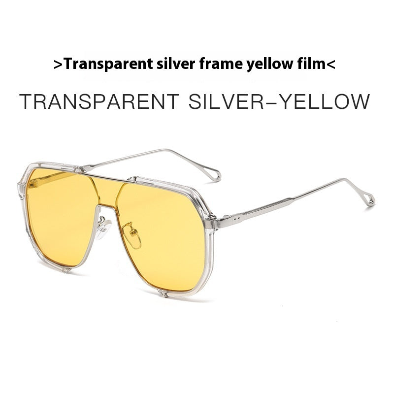 Fashionable Concave Sunglasses Trendy Anti-blue Light - 𝓢𝓱𝓸𝓹𝓵𝓮𝓬𝔂