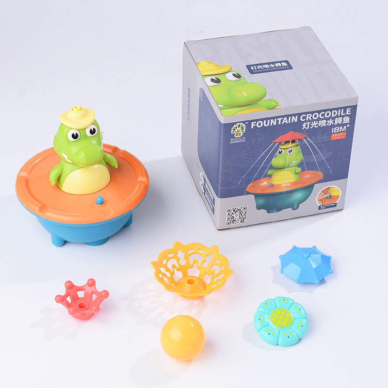 Children's Electric Lighted  Playing In Water Spray Ball
