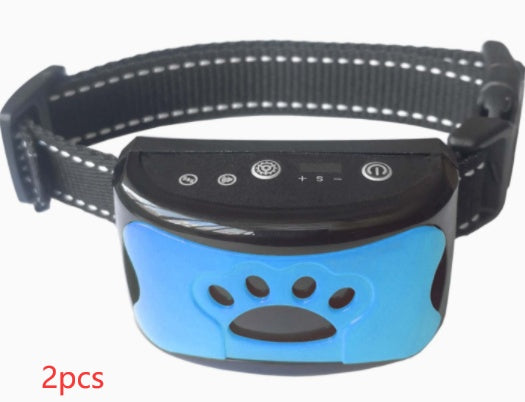 Dog Training Collar Waterproof Electric Pet Remote Control Rechargeable Dogs Trainer Bark Arrester With Shock Vibration Sound - 𝓢𝓱𝓸𝓹𝓵𝓮𝓬𝔂