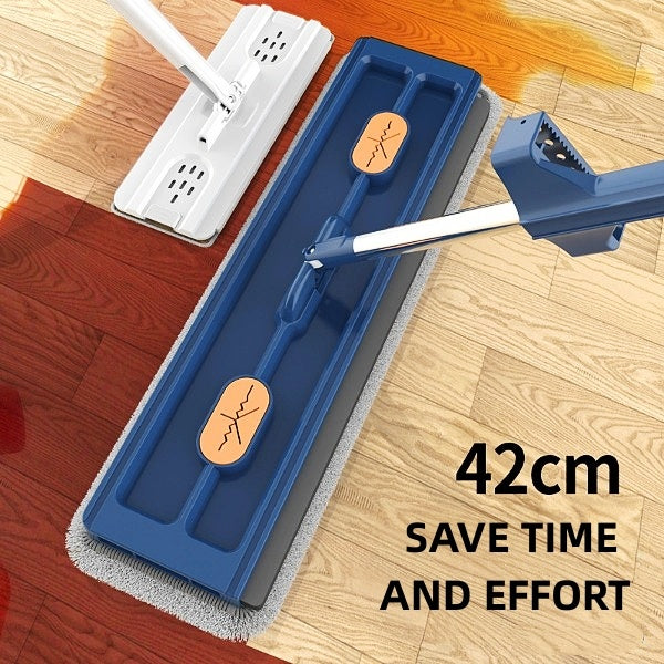 New Style Large Flat Mop 360 Rotating Mop Suitable Various Types Flooring Strong Water Absorption For Home Cleaning Floors - 𝓢𝓱𝓸𝓹𝓵𝓮𝓬𝔂