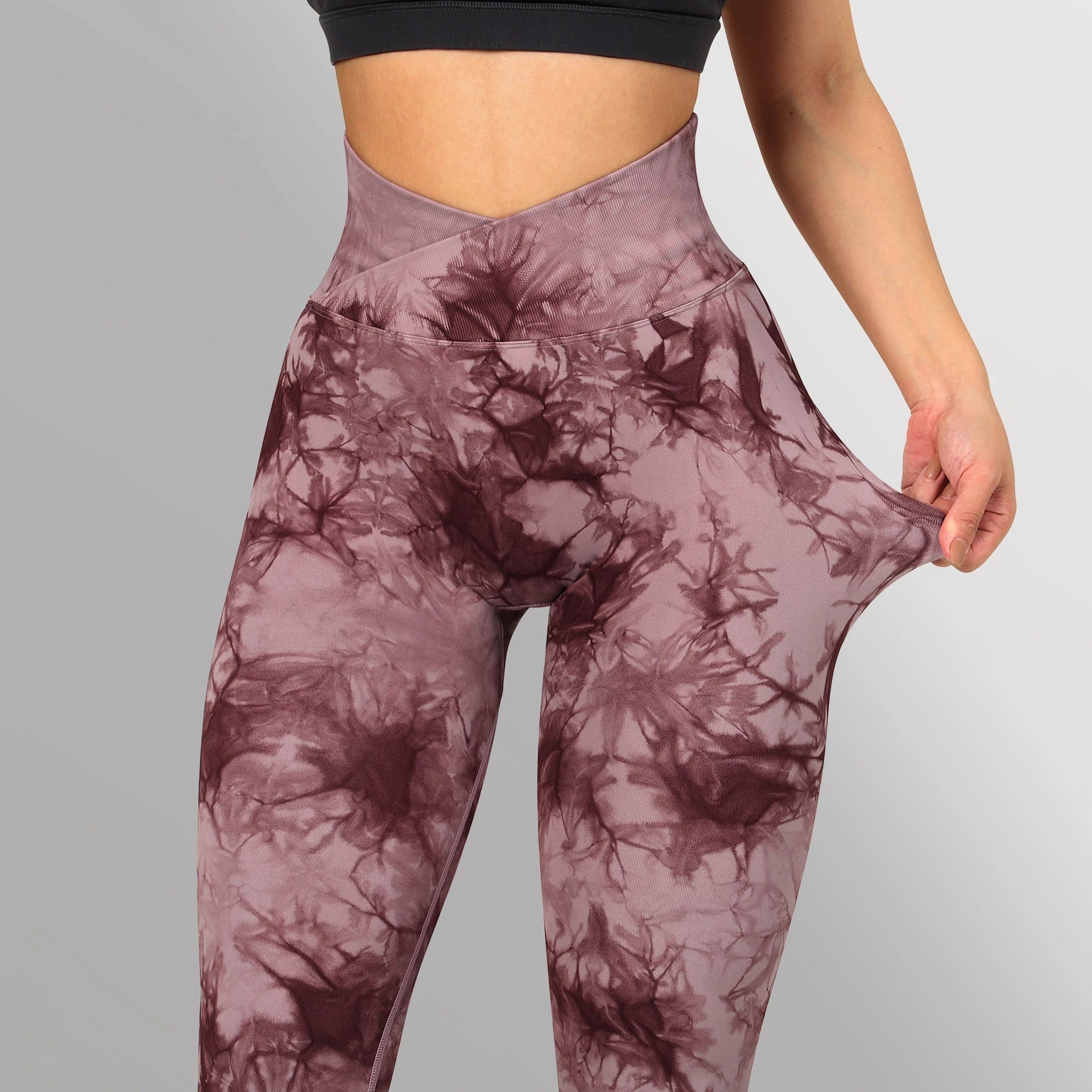 Seamless Tie Dye Leggings Women Yoga Pants Push Up Sport Fitness Running Gym Leggings - 𝓢𝓱𝓸𝓹𝓵𝓮𝓬𝔂