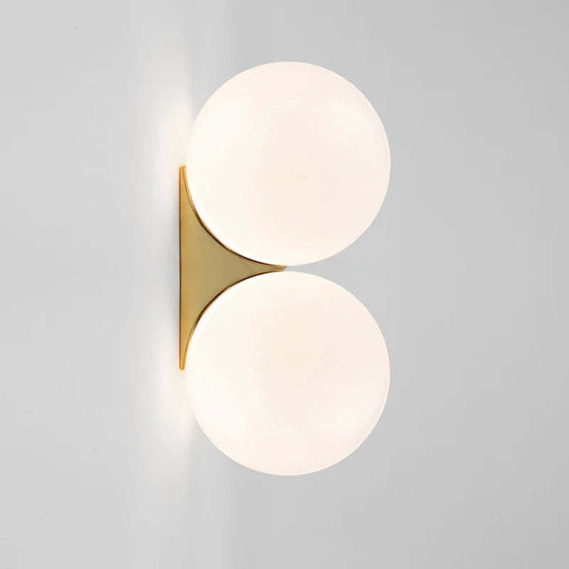 Bedroom Bedside Lamp Simple Glass Ball Wall Lamp - 𝓢𝓱𝓸𝓹𝓵𝓮𝓬𝔂
