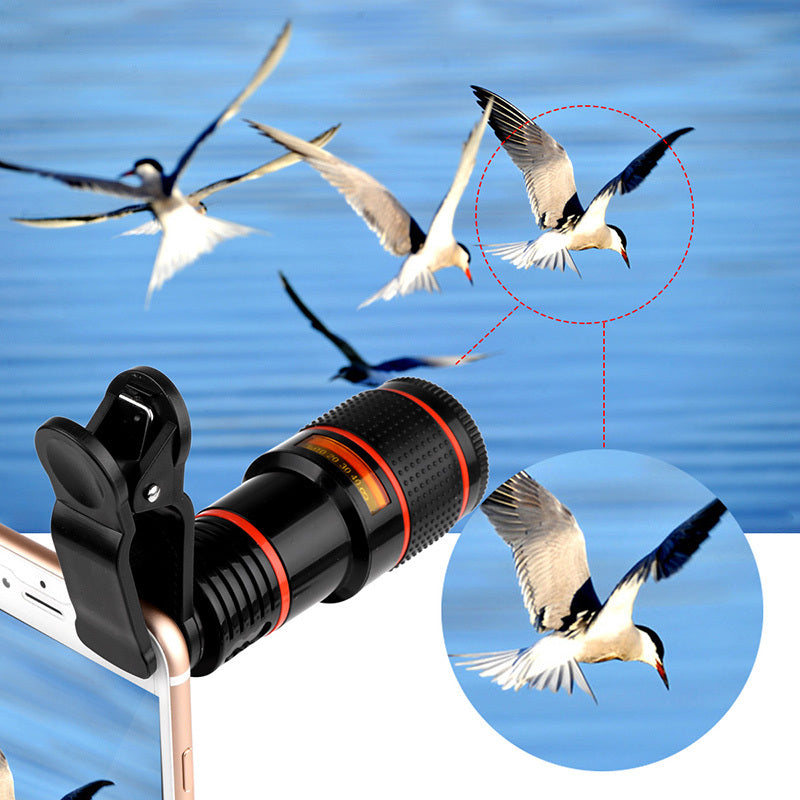 Zoom Mobile Phone Clip-On Retractable Telescope Camera Lens For  Galaxy S3 S4 S5 S6 S7 Edge Phone - 𝓢𝓱𝓸𝓹𝓵𝓮𝓬𝔂