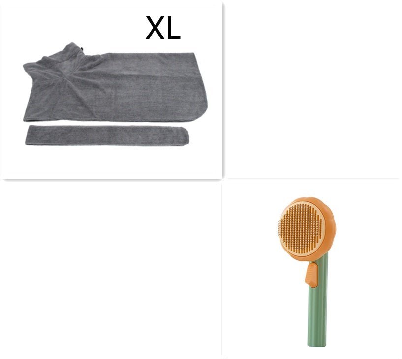 New Pet Cat Brush Hot Selling Hand-held Steel Wire Self-cleaning Comb Looper For Hair Removal - 𝓢𝓱𝓸𝓹𝓵𝓮𝓬𝔂