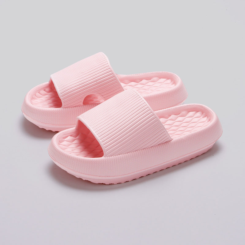 Summer EVA Slippers Solid Color Rhombus Stripe Anti-slip Slippers New Women's Home Shoes - 𝓢𝓱𝓸𝓹𝓵𝓮𝓬𝔂