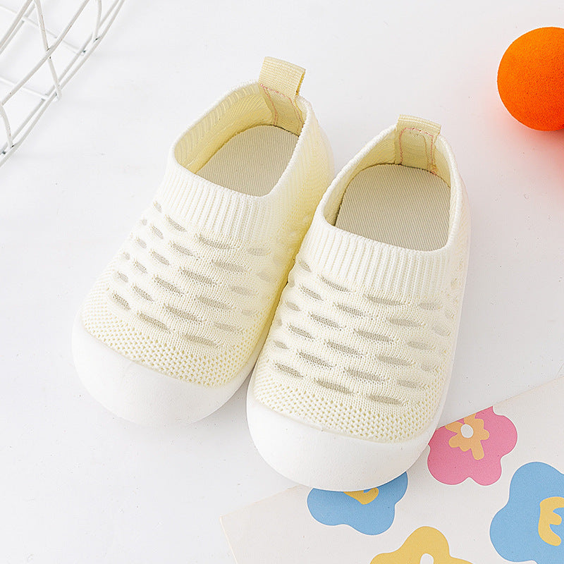 Baby Toddler Shoes Soft Sole Fly Knit Mesh Surface Breathable - 𝓢𝓱𝓸𝓹𝓵𝓮𝓬𝔂