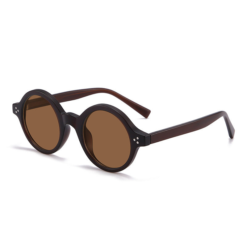 European And American Vintage Round Frame Polarized Sunglasses - 𝓢𝓱𝓸𝓹𝓵𝓮𝓬𝔂