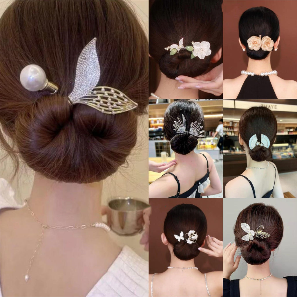 Hair Curler Fish Tail Elegant Flower - 𝓢𝓱𝓸𝓹𝓵𝓮𝓬𝔂