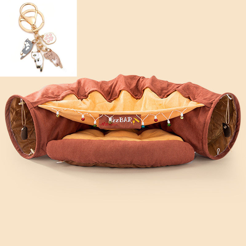 Collapsible Cat Tunnel Durable Washable Collapsible - 𝓢𝓱𝓸𝓹𝓵𝓮𝓬𝔂