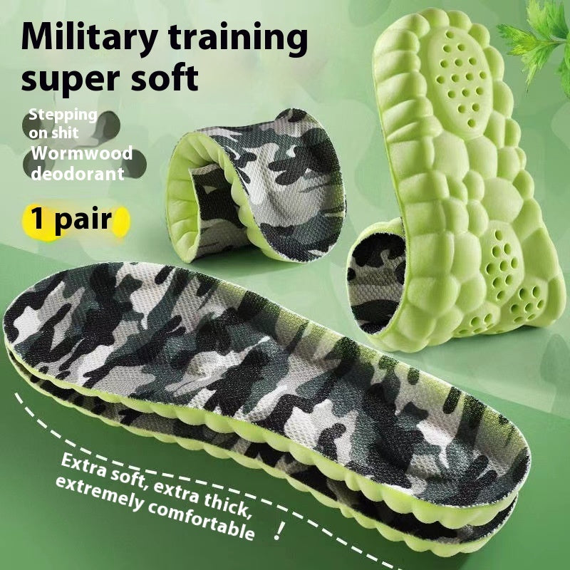 Insole Sports Shock Absorption Arch Support High Elastic Running Military Training - 𝓢𝓱𝓸𝓹𝓵𝓮𝓬𝔂