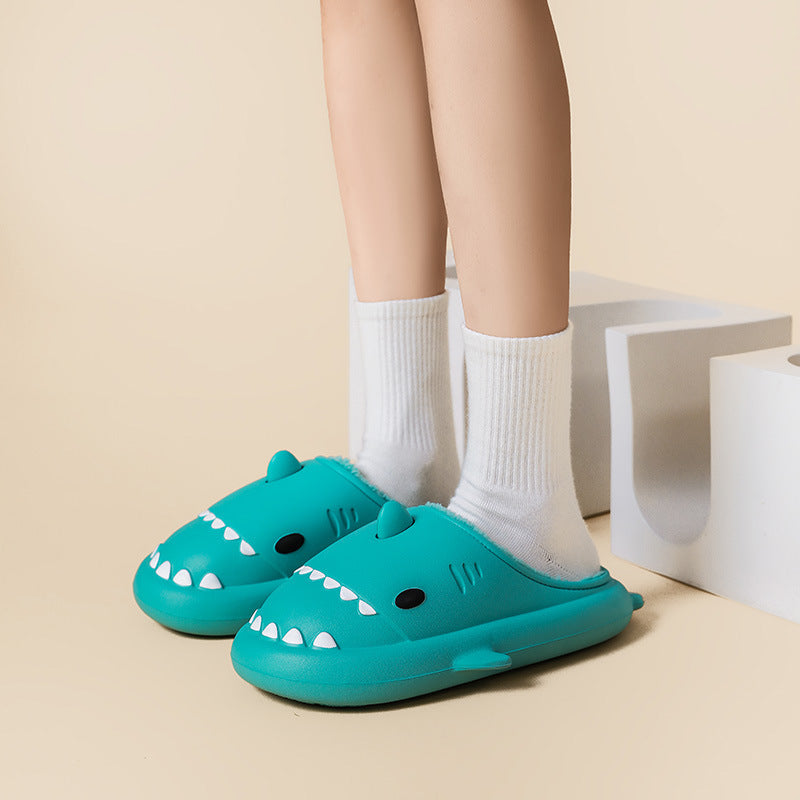 Cartoon Shark Shoes Home Slippers EVA Lovers Slippers Winter Soft Bottom Waterproof Shoes - 𝓢𝓱𝓸𝓹𝓵𝓮𝓬𝔂