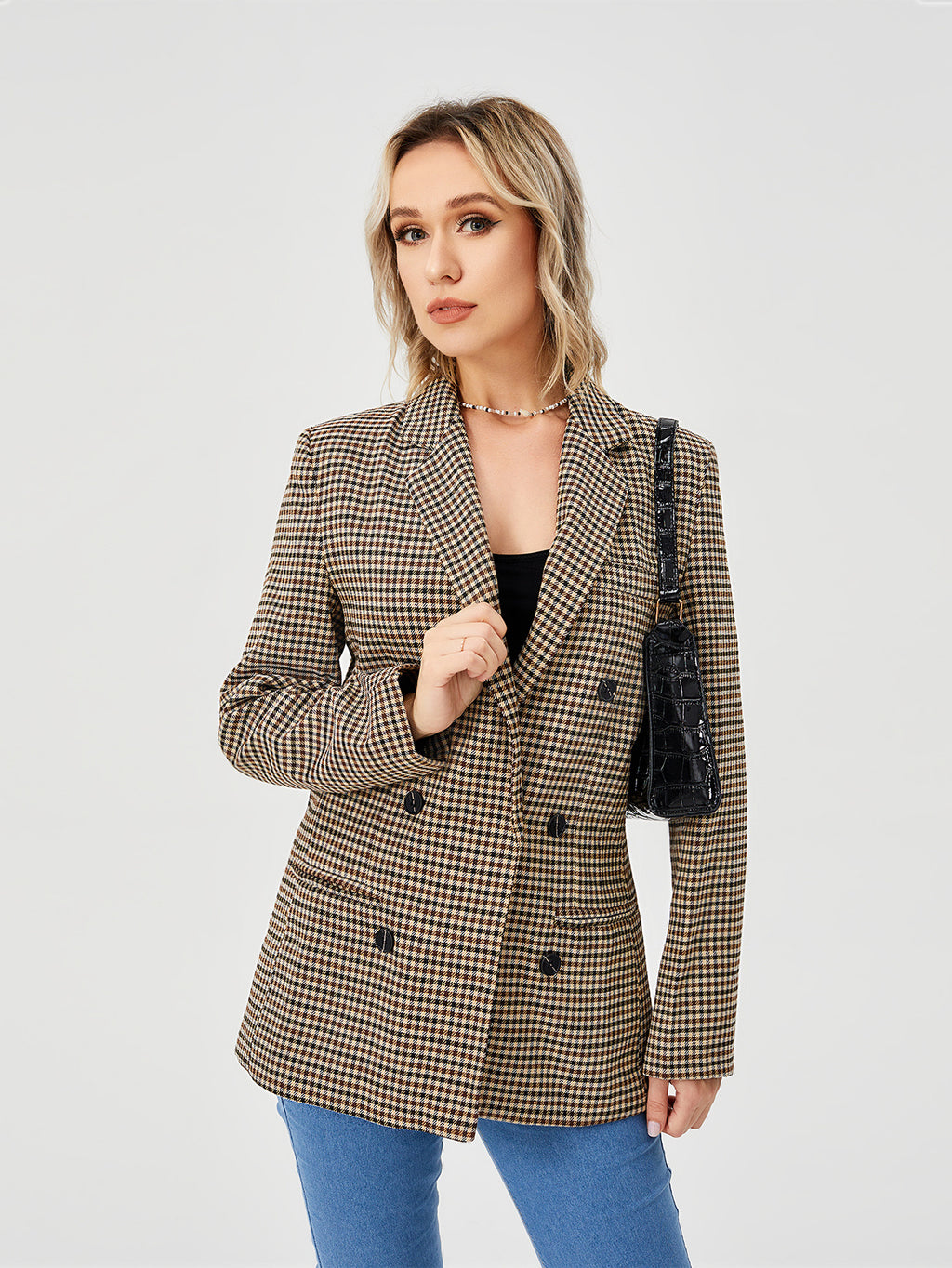 Womens Casual Blazer Jacket  Long Sleeve Work 0ffice Blazer Lapel  Jacket - 𝓢𝓱𝓸𝓹𝓵𝓮𝓬𝔂