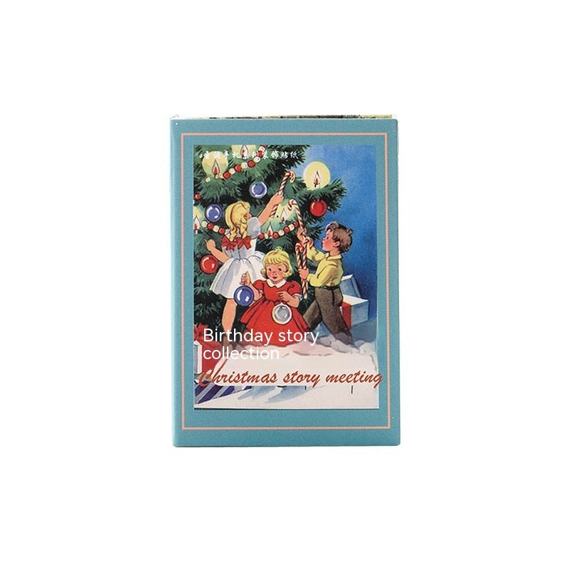 Christmas Handwriting Small Book 100 Mini Paper Notes