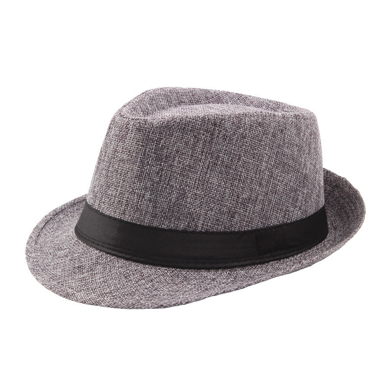 Fashion Personality Linen Top Hat Men - 𝓢𝓱𝓸𝓹𝓵𝓮𝓬𝔂