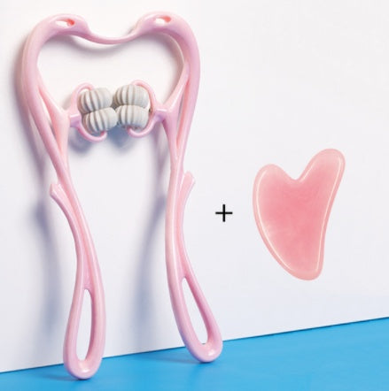 Multifunctional Manual Six-wheel Neck Massager Massage Relieve Roller Massage Tool - 𝓢𝓱𝓸𝓹𝓵𝓮𝓬𝔂