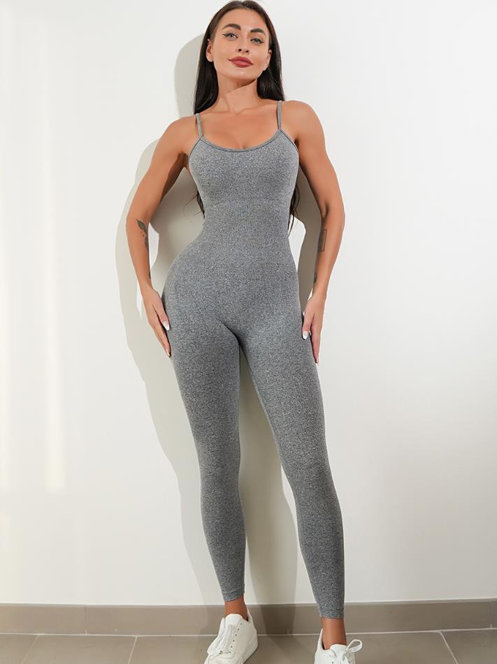 Womens Sexy Unitard One Piece Jumpsuit Spaghetti Strap Tummy Control Rompers Sleeveless Bodysuits Outfits - 𝓢𝓱𝓸𝓹𝓵𝓮𝓬𝔂