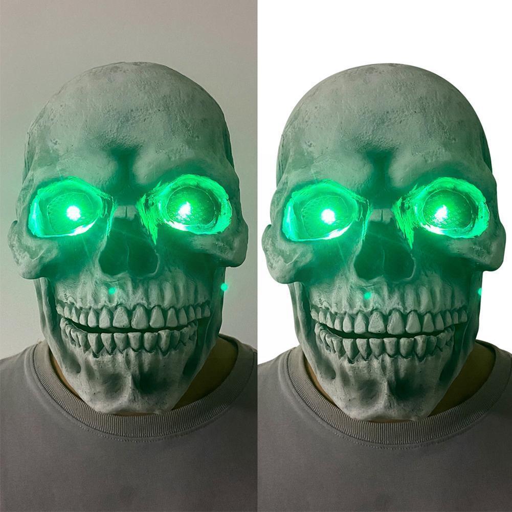 Halloween Skull Movable Mouth Latex Mask Halloween Kills Mask Cosplay Scary Killer Full Face Helmet Halloween Party Costume Prop - 𝓢𝓱𝓸𝓹𝓵𝓮𝓬𝔂