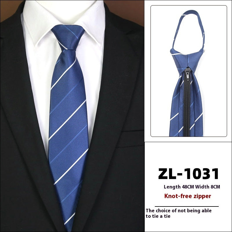Men's Formal Wear Business Zipper Tie-free - 𝓢𝓱𝓸𝓹𝓵𝓮𝓬𝔂