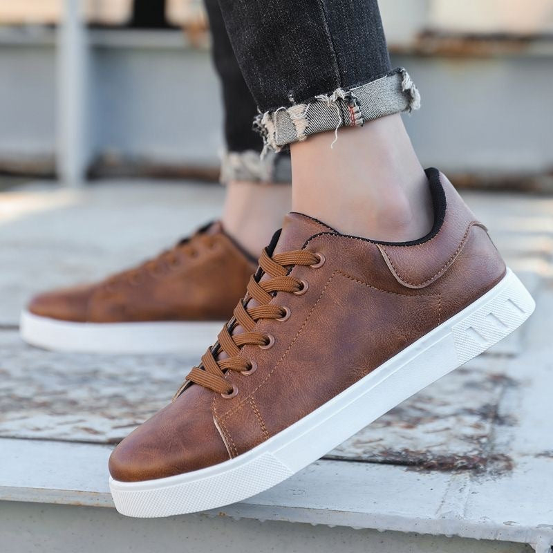 Lace-up Flat Shoes Men's Fashion Casual Shoes - 𝓢𝓱𝓸𝓹𝓵𝓮𝓬𝔂