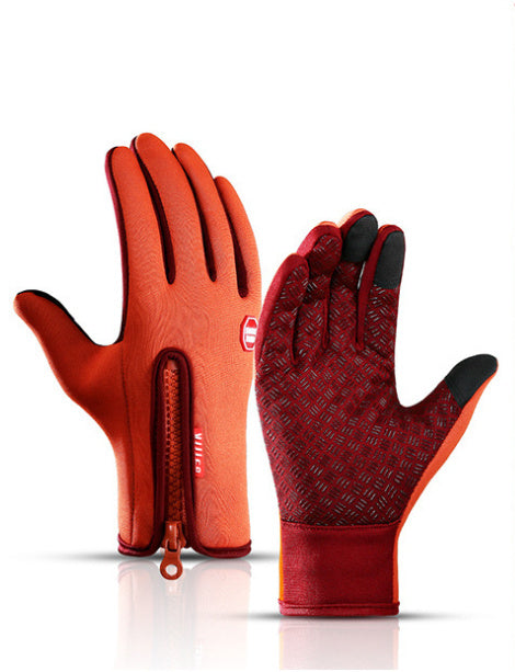 Winter Gloves Touch Screen Riding Motorcycle Sliding Waterproof Sports Gloves With Fleece - 𝓢𝓱𝓸𝓹𝓵𝓮𝓬𝔂