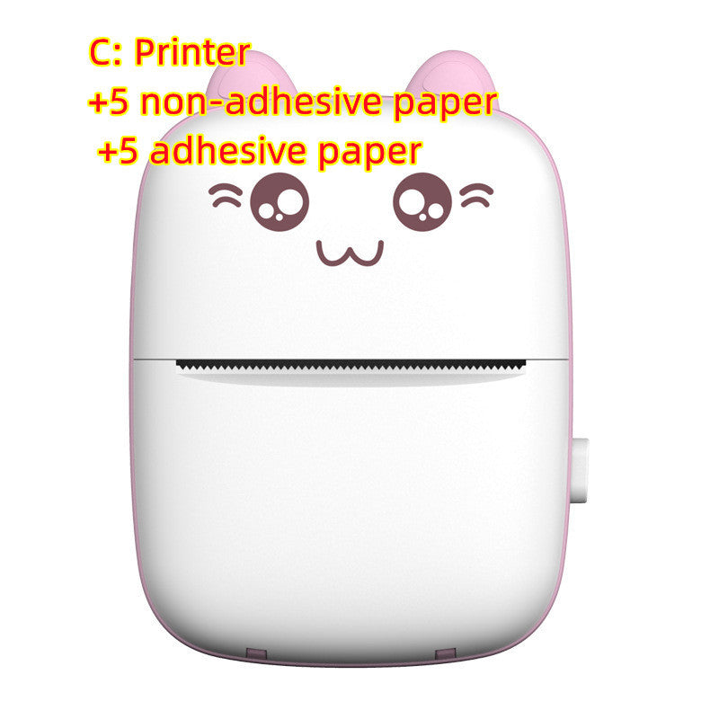 Mini Printer Portable Mini Bluetooth WiFi New Wrong Printer Mobile Phone Photo Title Note Hot Print Pocket Student Error Label Printer - 𝓢𝓱𝓸𝓹𝓵𝓮𝓬𝔂
