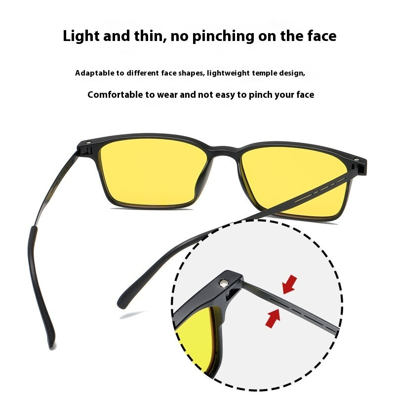 Unisex Computer TR90 Night Vision Anti-blue Light Glasses - 𝓢𝓱𝓸𝓹𝓵𝓮𝓬𝔂