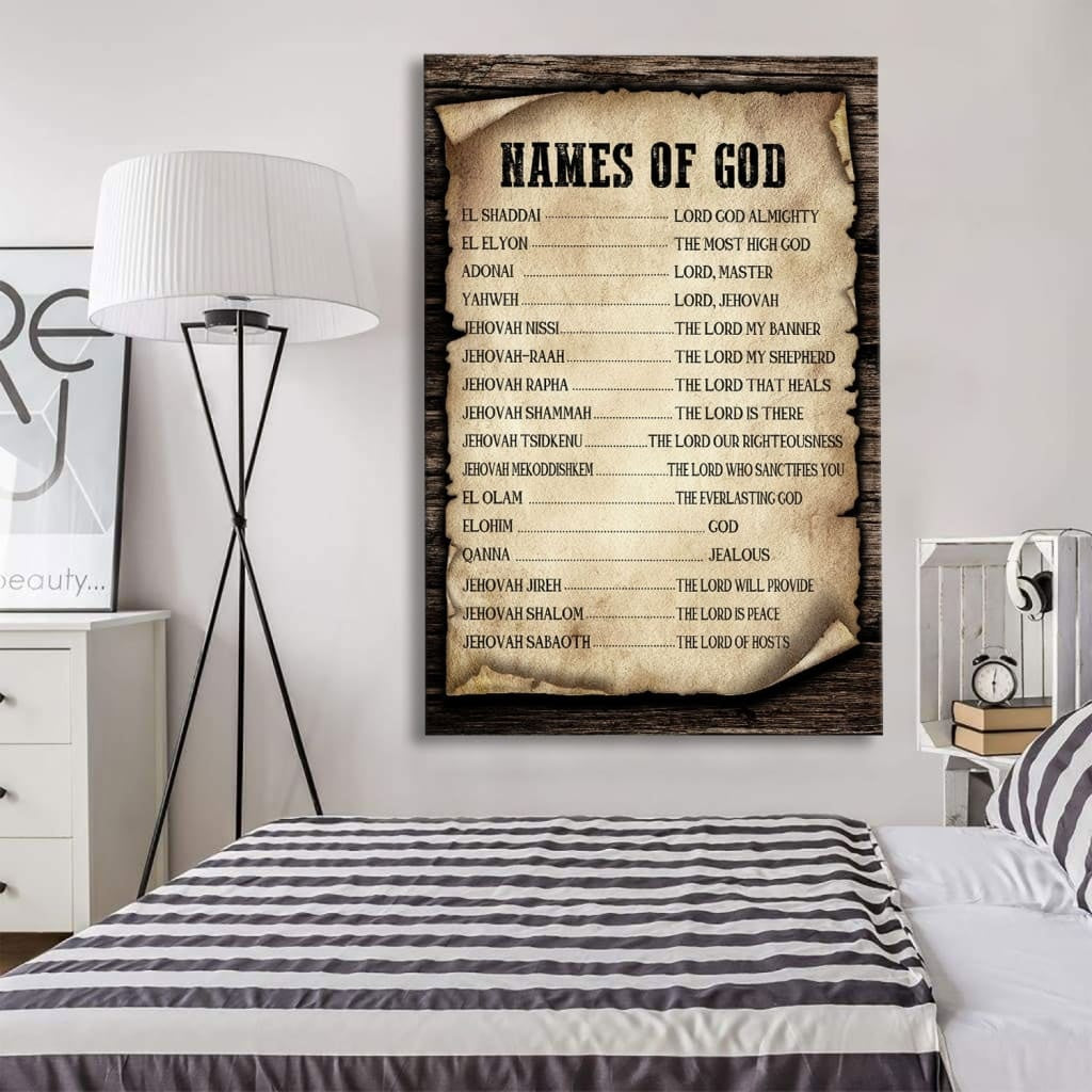 God Wall Art Canvas Print Poster Christian Wall Decoration - 𝓢𝓱𝓸𝓹𝓵𝓮𝓬𝔂