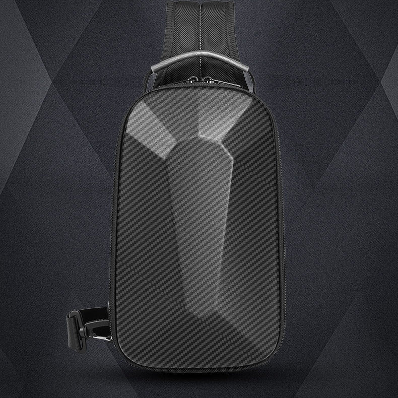 Men's Shoulder Messenger Multi-functional Fashion Leisure Crossbody Hard Shell Chest Bag - 𝓢𝓱𝓸𝓹𝓵𝓮𝓬𝔂