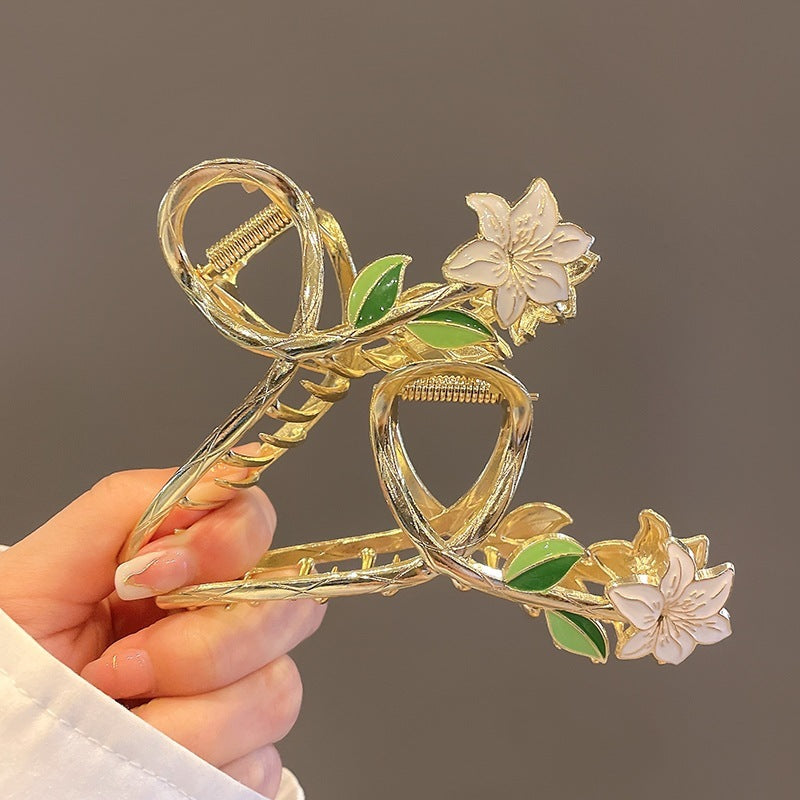 Super Fairy High-end Gardenia Flower Clip Exquisite Hair Clip - 𝓢𝓱𝓸𝓹𝓵𝓮𝓬𝔂