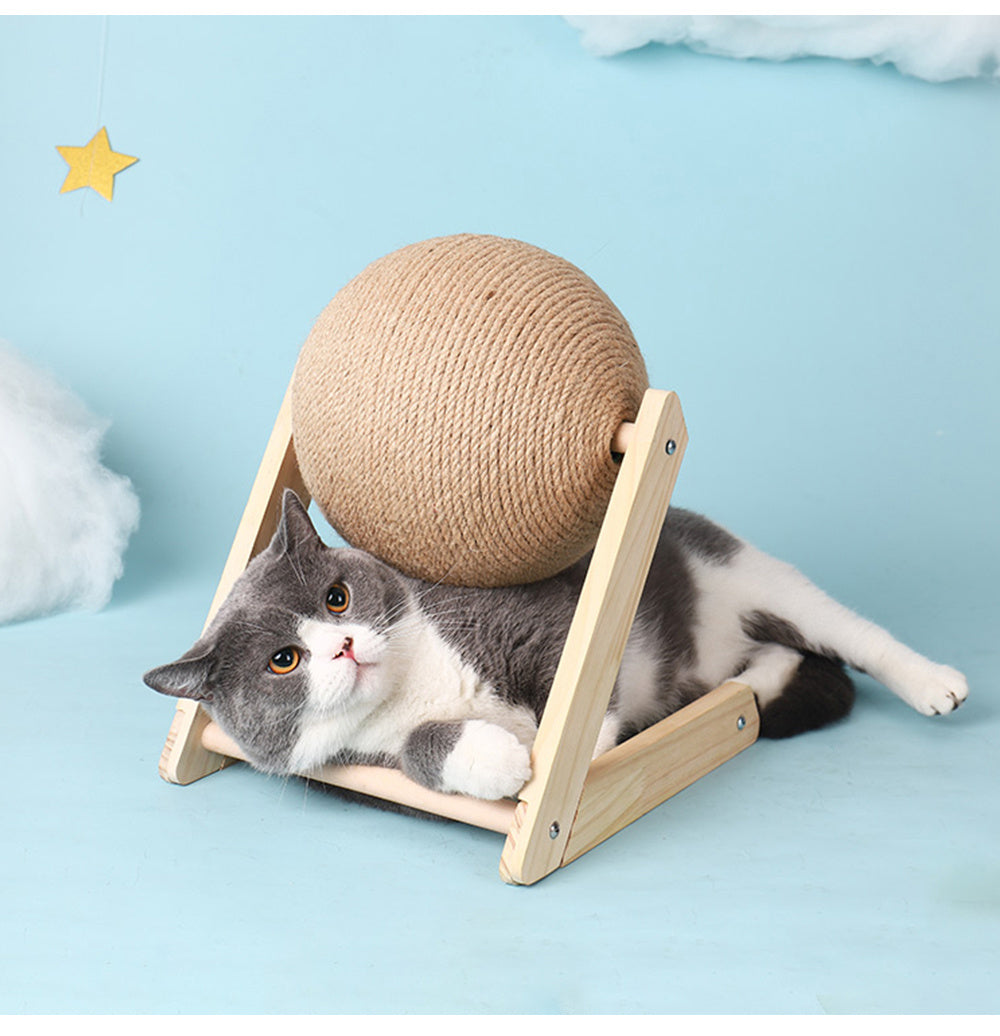 Professional Vertical Cat Toy Sisal Cat Catching Ball - 𝓢𝓱𝓸𝓹𝓵𝓮𝓬𝔂