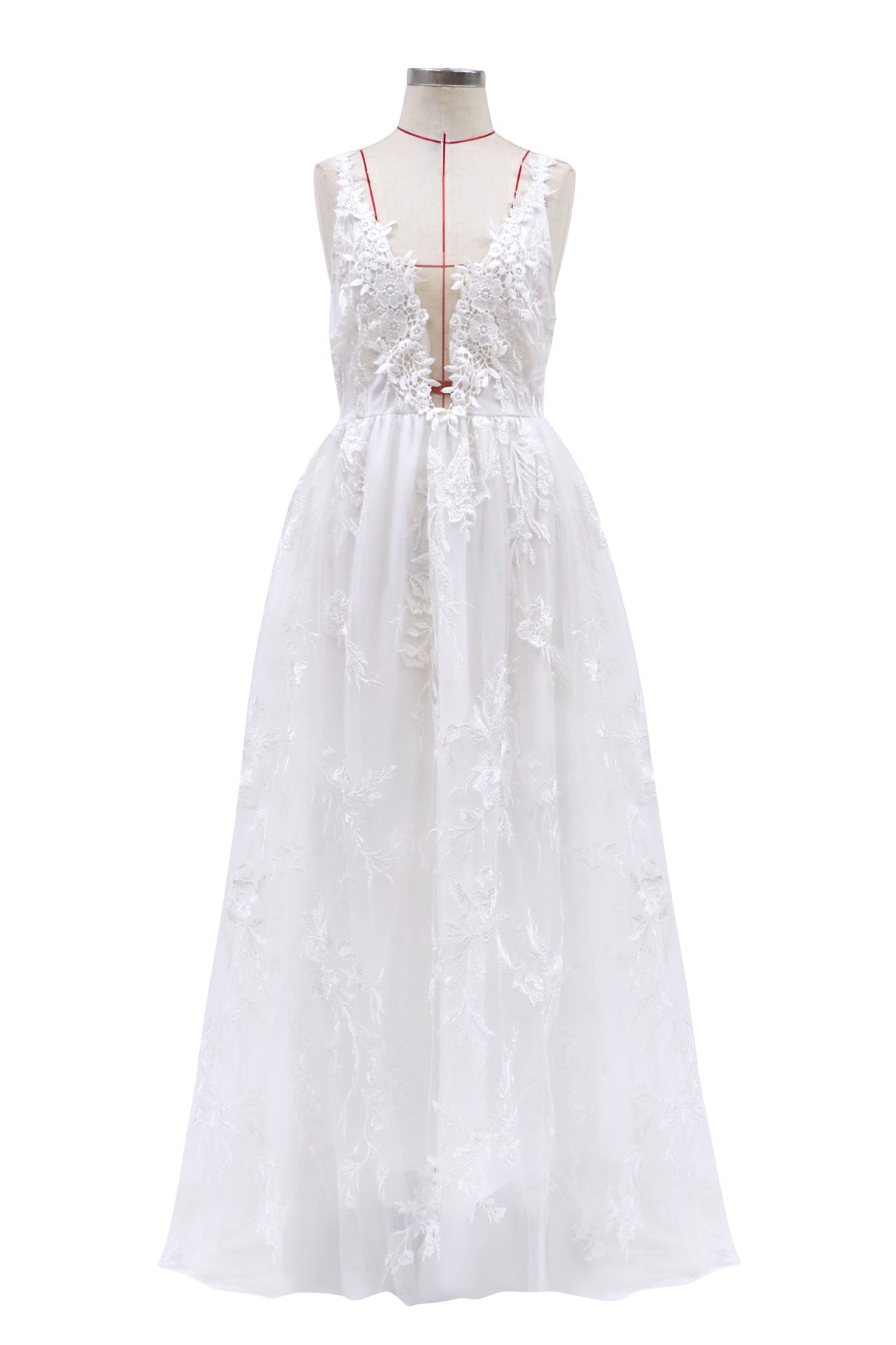 Bride Sexy Suspenders Wedding Evening Dress - 𝓢𝓱𝓸𝓹𝓵𝓮𝓬𝔂