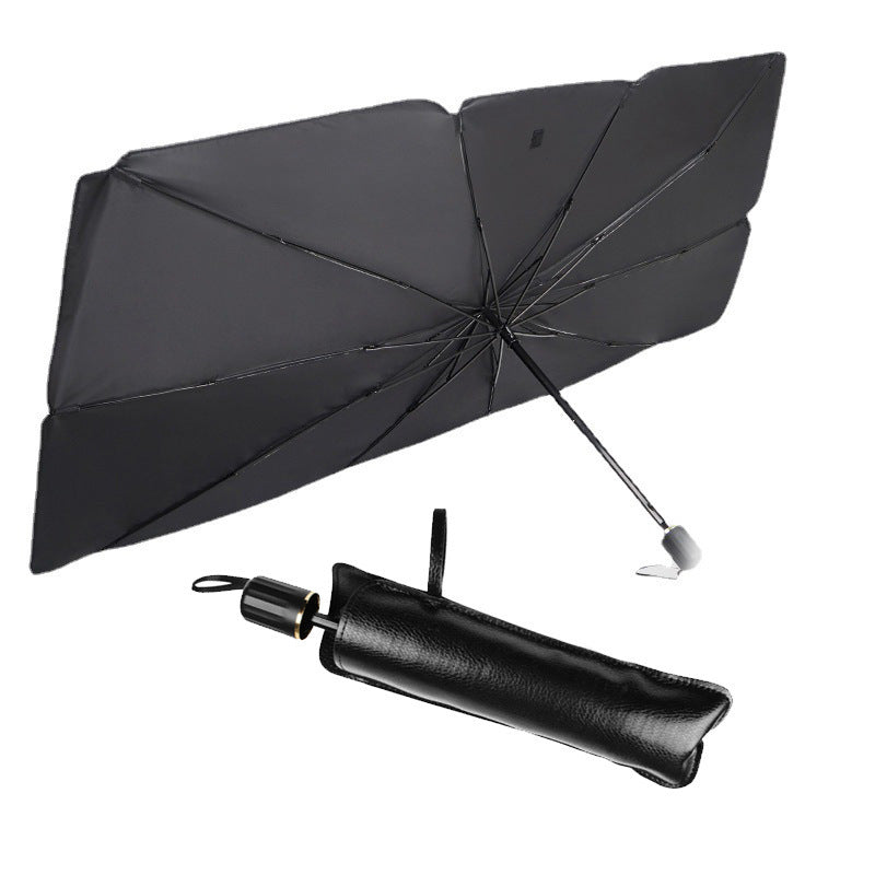 Foldable Car Windshield Sun Shade Umbrella UV Protection Heat Insulation Parasol Auto Front Window Cover Interior Protector Summer Gadgets - 𝓢𝓱𝓸𝓹𝓵𝓮𝓬𝔂