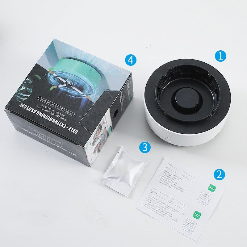 Smoke Removal Air Purification Ashtray Anion Purification Practical Automatic Purifier Ashtray Portable Gadgets For Car Ashtray - 𝓢𝓱𝓸𝓹𝓵𝓮𝓬𝔂