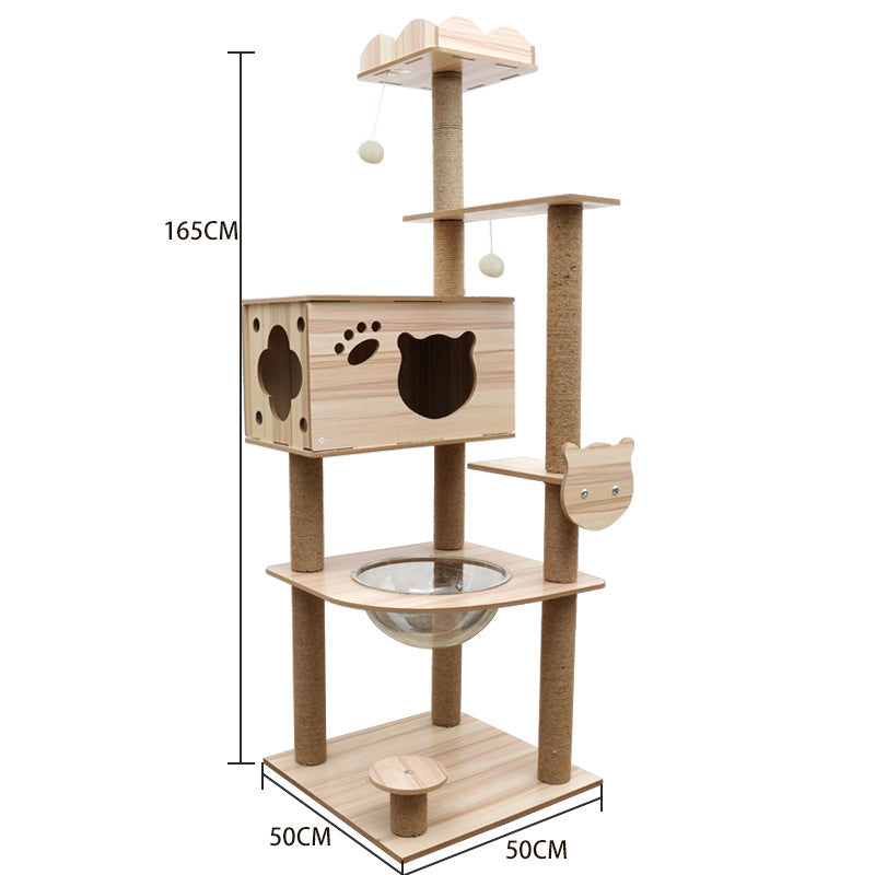 Cat Crawl Nest Scratching Board Tree Supplies Pet Toy Space Capsule - 𝓢𝓱𝓸𝓹𝓵𝓮𝓬𝔂