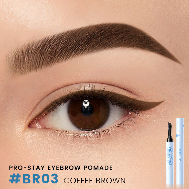 2 In 1 3D Eyebrow Gel Cream Eyeliner Pencil 3 Colors Waterproof Long-lasting Eyebrow Pomade Enhancers Makeup Cosmetics - 𝓢𝓱𝓸𝓹𝓵𝓮𝓬𝔂
