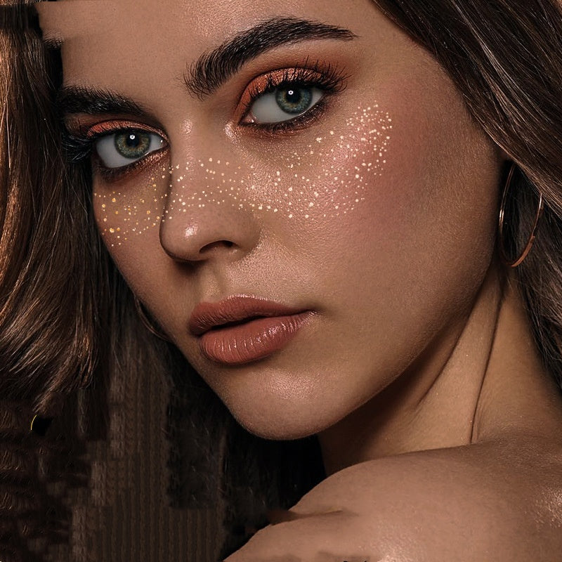 Gilding Freckle Tattoo Sticker European And American Gilding Glitter Stickers Waterproof