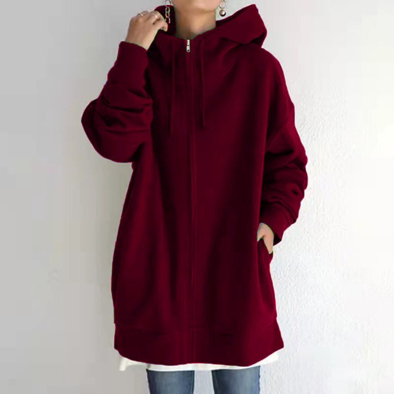 Women's Fuzzy Hoodies Long Sport Pullover Hoodie Full-Zip Hoodie Sweatshirt - 𝓢𝓱𝓸𝓹𝓵𝓮𝓬𝔂