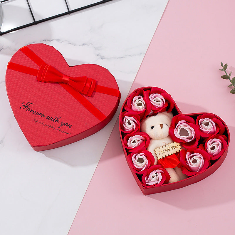 Heart-shaped Rose Red Gift Box New Year Christmas Gift Box Valentine's Day Christmas Gift Mother's Day Birthday Gift - 𝓢𝓱𝓸𝓹𝓵𝓮𝓬𝔂