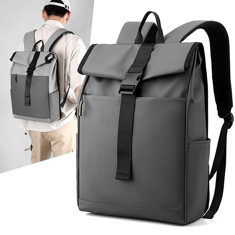Casual Fashion Backpack For Men Women New Laptop Backpack Oxford Cloth Waterproof Short Distance Travel Backpack Men Black - 𝓢𝓱𝓸𝓹𝓵𝓮𝓬𝔂